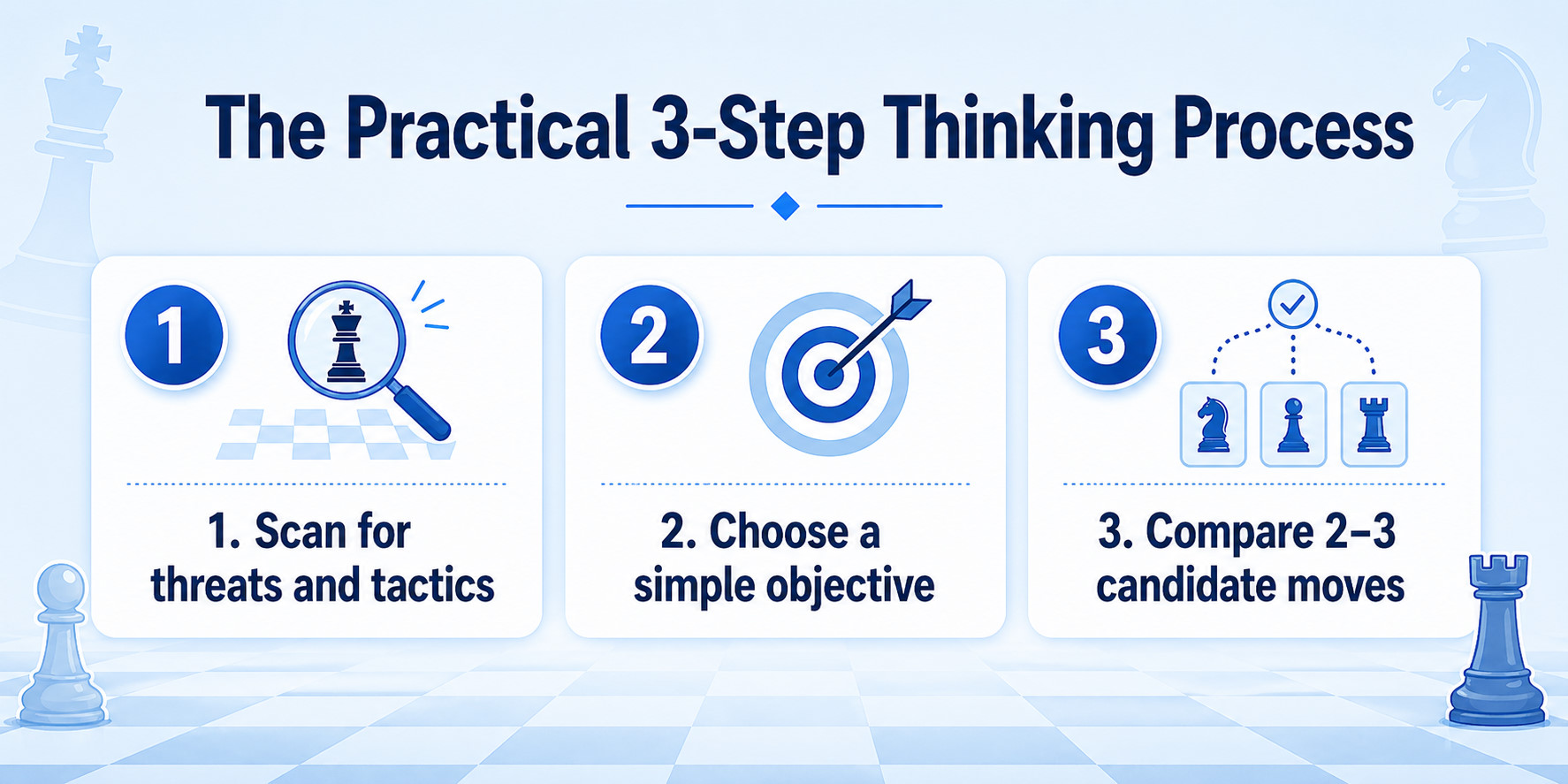 The Practical 3-Step Thinking Process – CHESSFOX